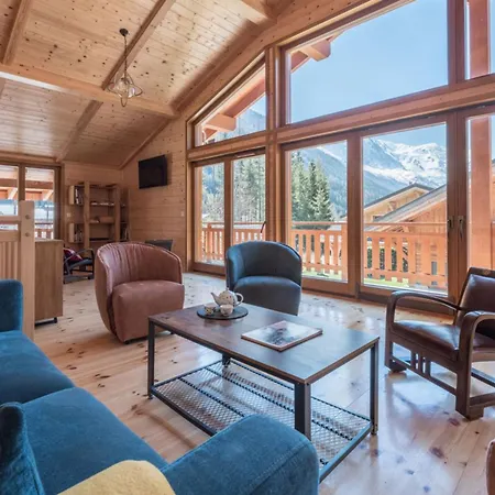 Chalet Spacieux Avec Vue Mont Blanc Sublime *